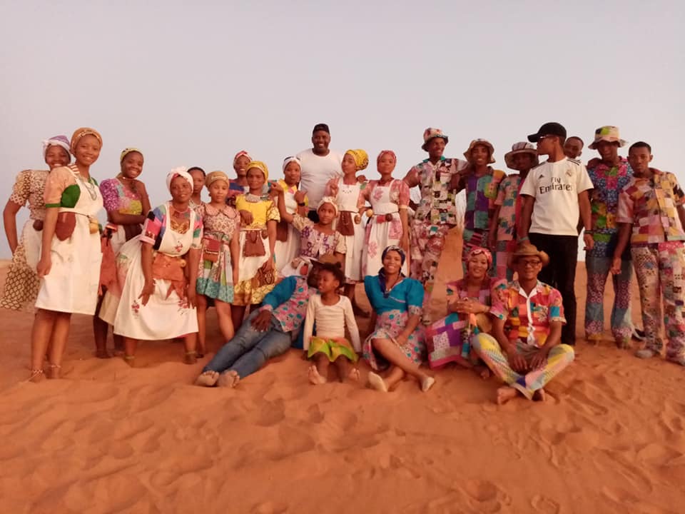 Amaburuxa Nama cultural group, Maltahohe, Namibia