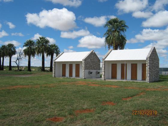 Anib Lodge: Kalahari Farmhouse camping: ablutions