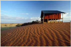 Bagatelle Kalahari Game Ranch Namibia chalet