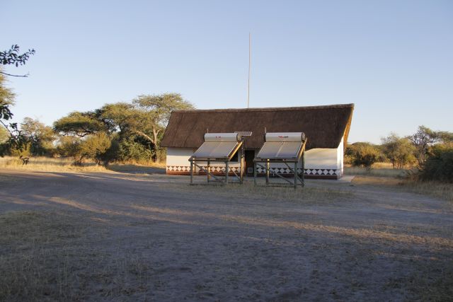 Khumaga Camp, Botswana: ablution block