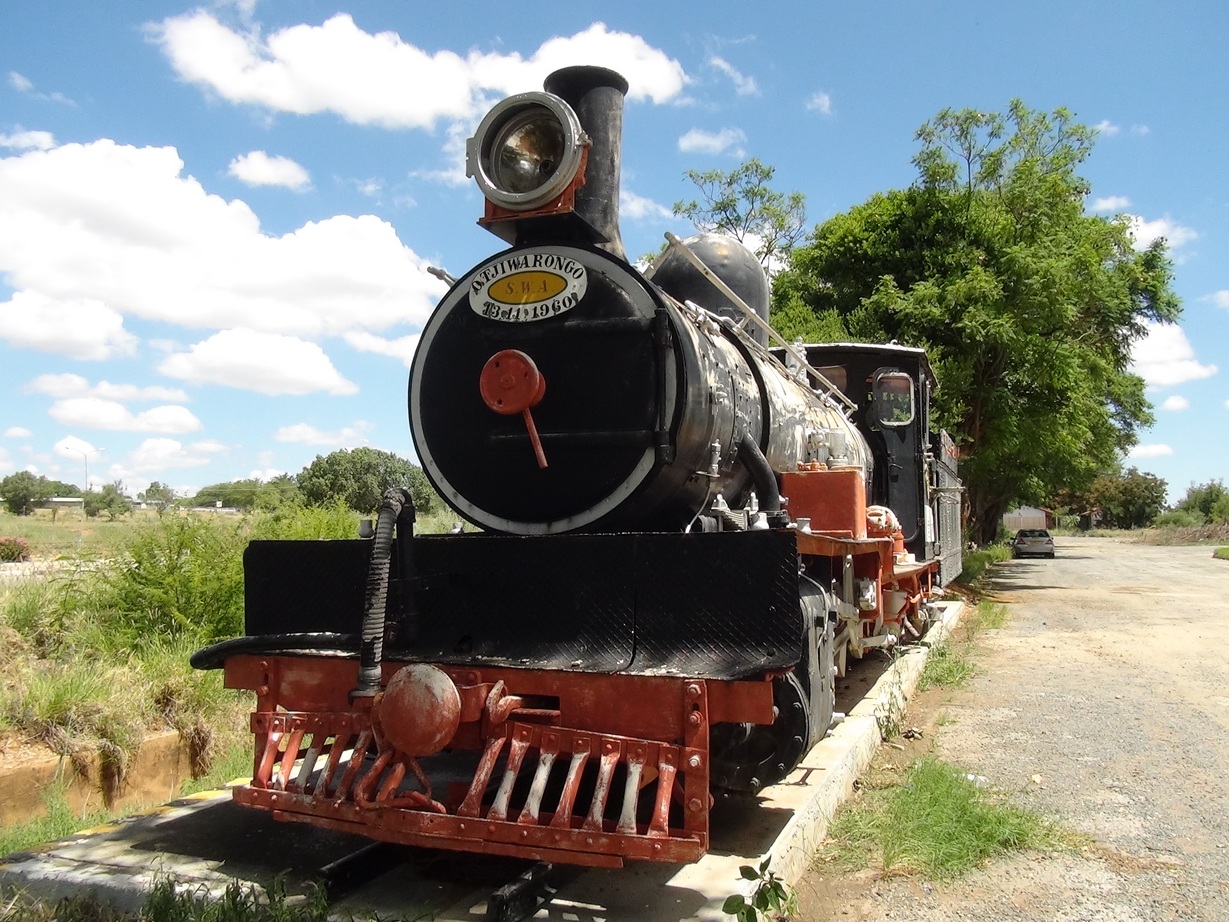 1912 Henschel locomotive 41 monument | Otjiwarongo | Namibia