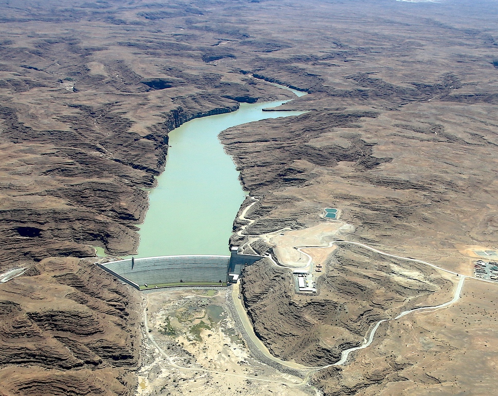 Neckartal Dam in Karas Region, Keetmanshoop area, Namibia