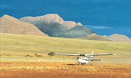 Wolwedans Dunes Lodge and NamibRand Reserve plane