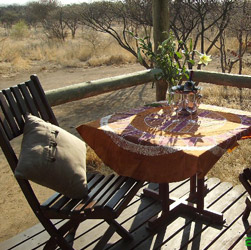 Dumela Lodge Francistown, Central Region, Botswana - chalet deck