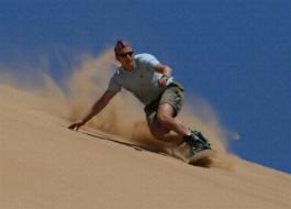Dune 7 Sandboarding Walvis Bay Namibia