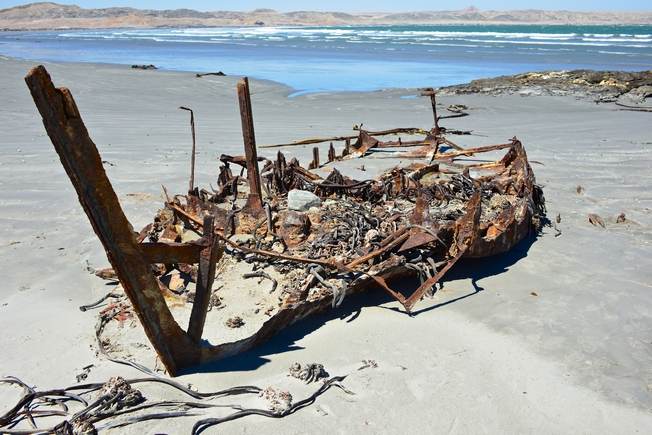 Irmgard wreck, Grosse Bucht, Luderitz, Namibia